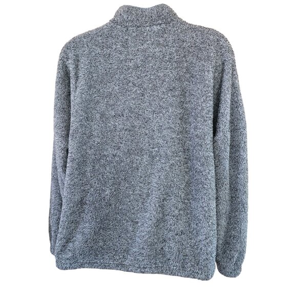 Zenana Outfitters 3X Fuzzy Gray Pullover Half-Zip cottagecore boho soft fuzzy - Picture 2 of 6